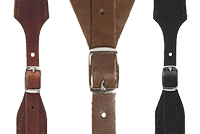Belt Loop Suspenders Leather, Elastic, Novelty SuspenderStore
