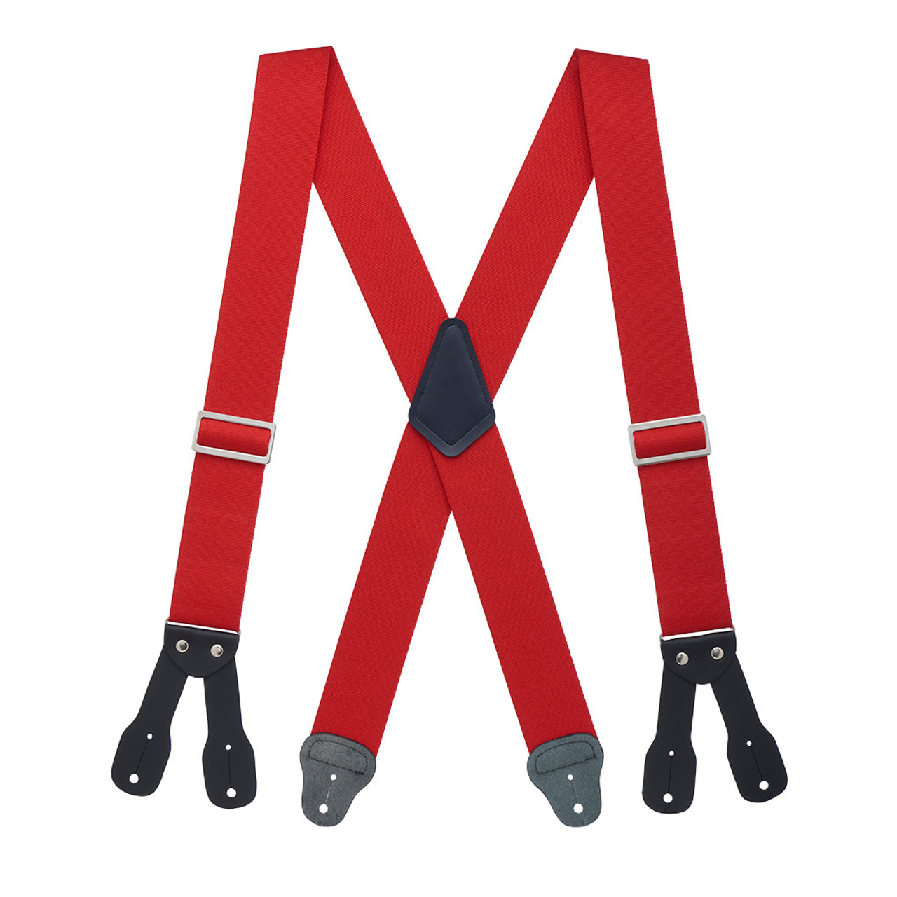 Red Button And Clip Suspenders For Purchase