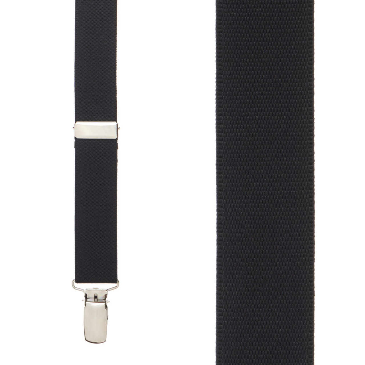 Elastic Band Y-Style Suspenders in Black