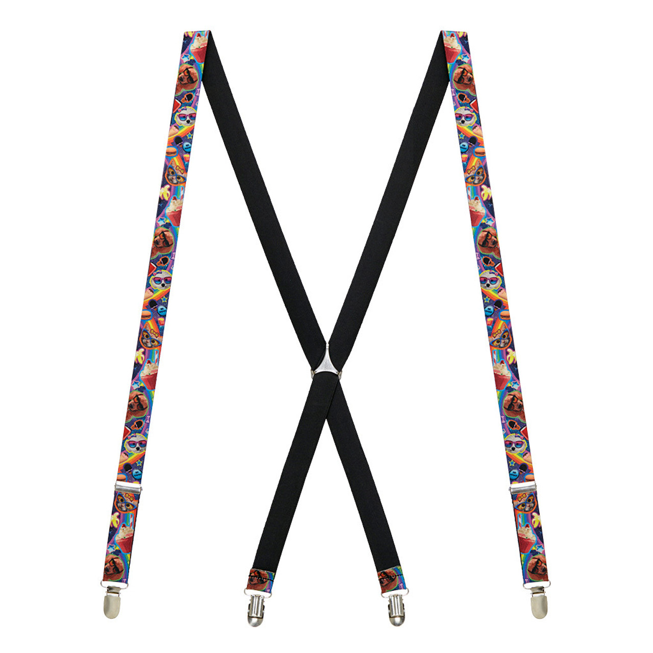 Trimming Shop Men's 25mm Slim Elastic Trouser Braces Suspenders One Size  Multi at Amazon Men's Clothing store