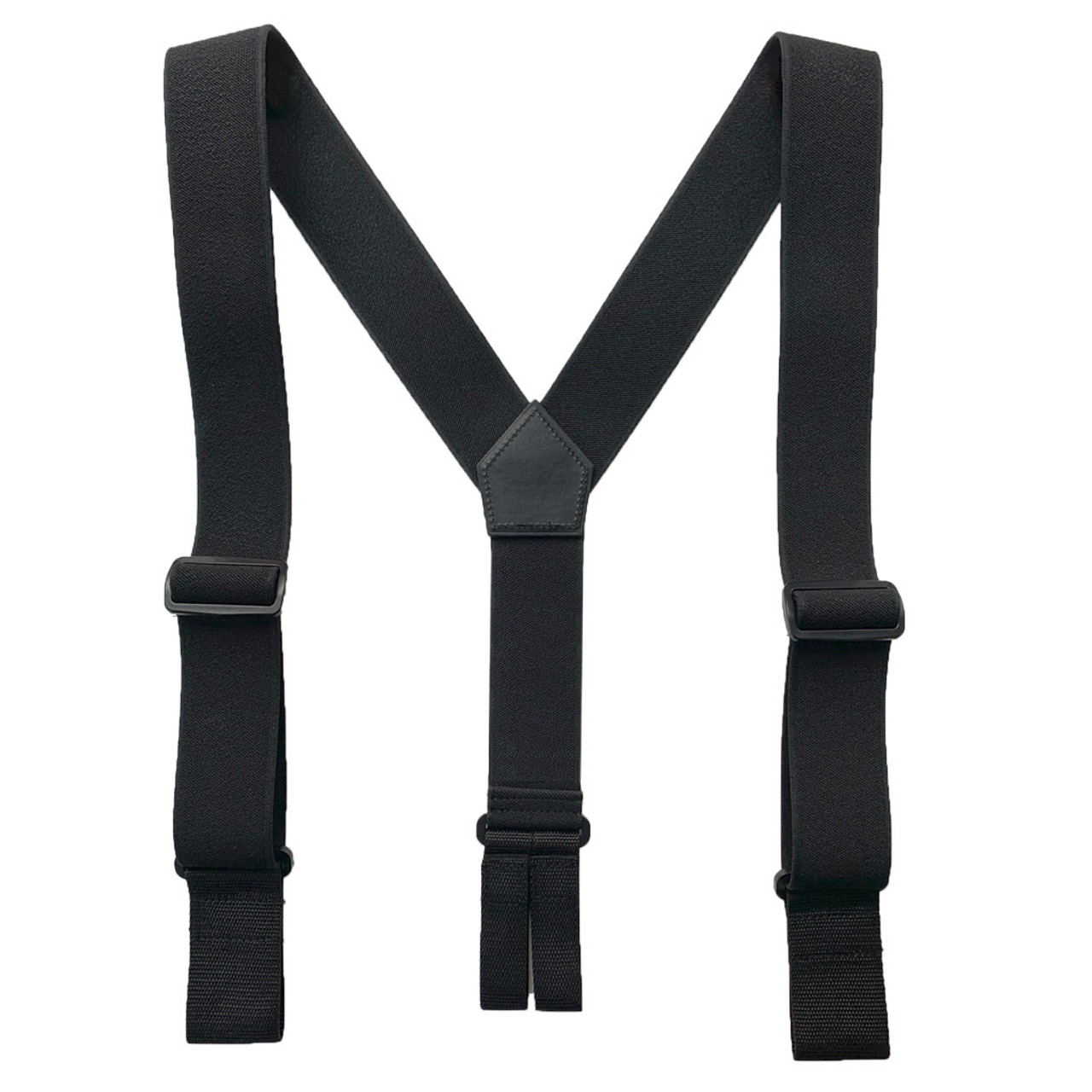BLACK Tuff Stuff Industrial Belt Loop Suspenders