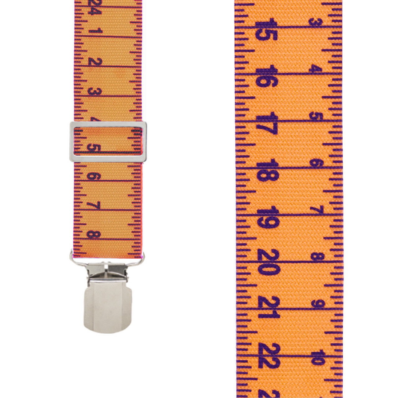 Tape Measure Suspenders for Kids - 36 Inch Only