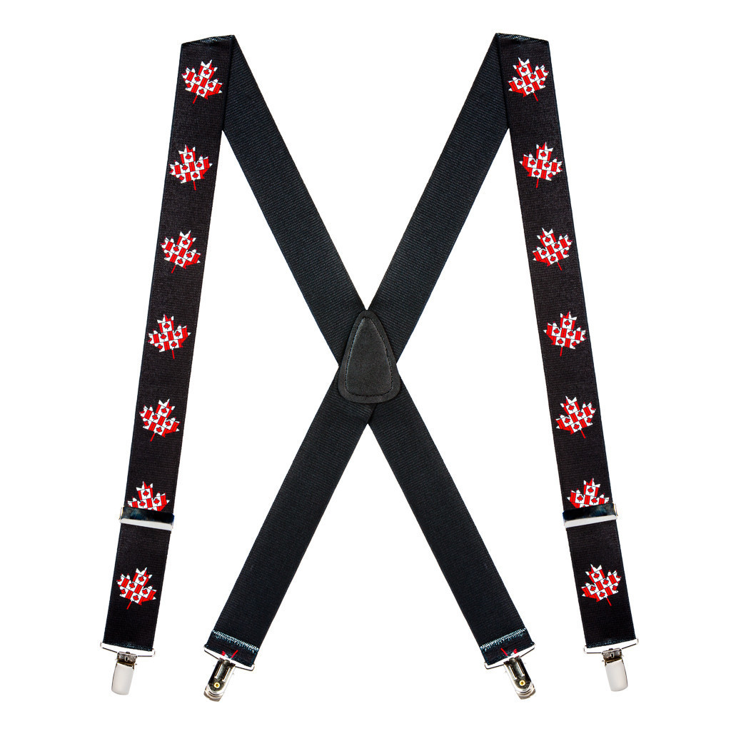 CANADA Flag Suspenders SuspenderStore