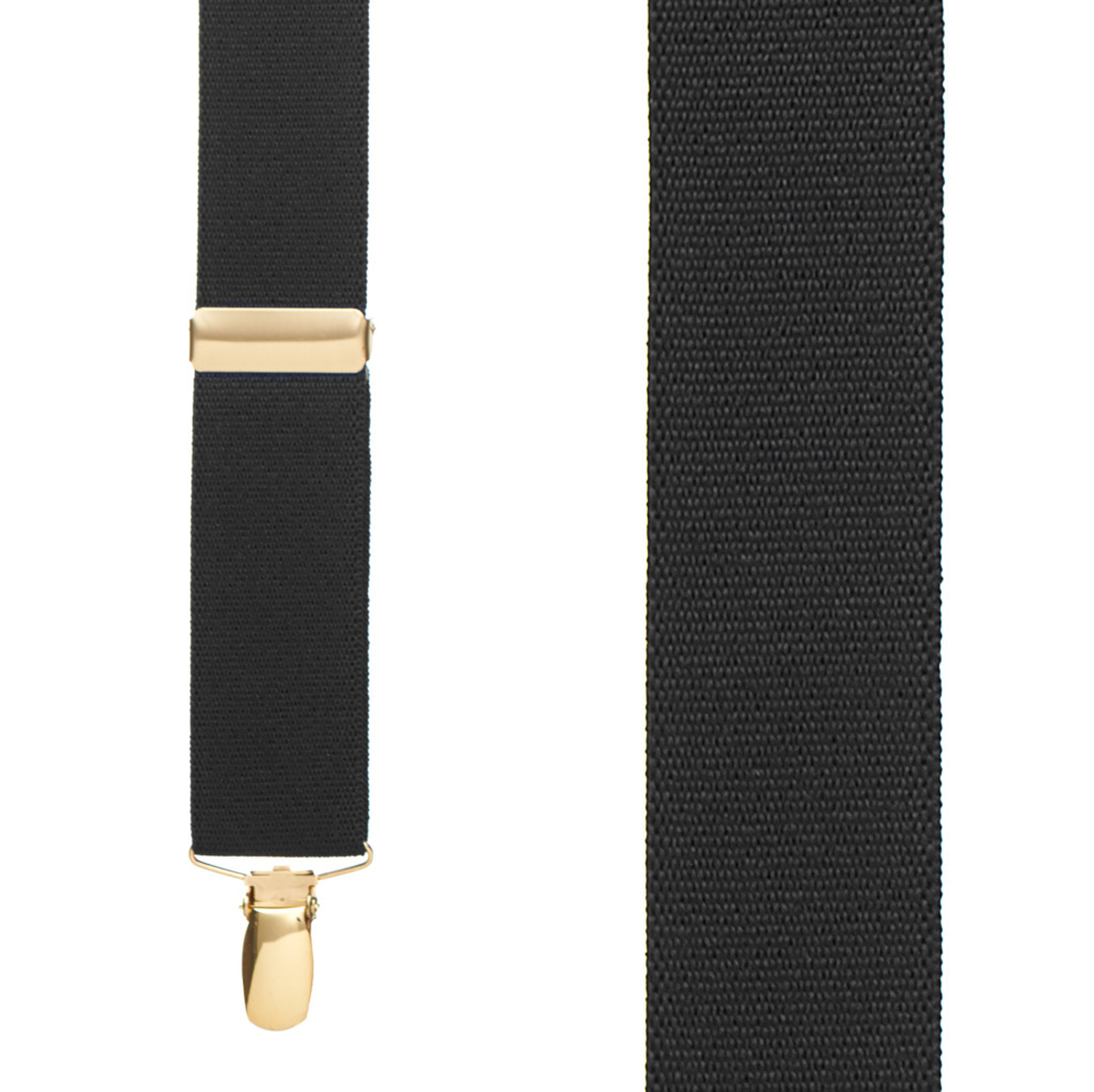 1.5-Inch Wide Brass Clip Suspenders - 3 Sizes