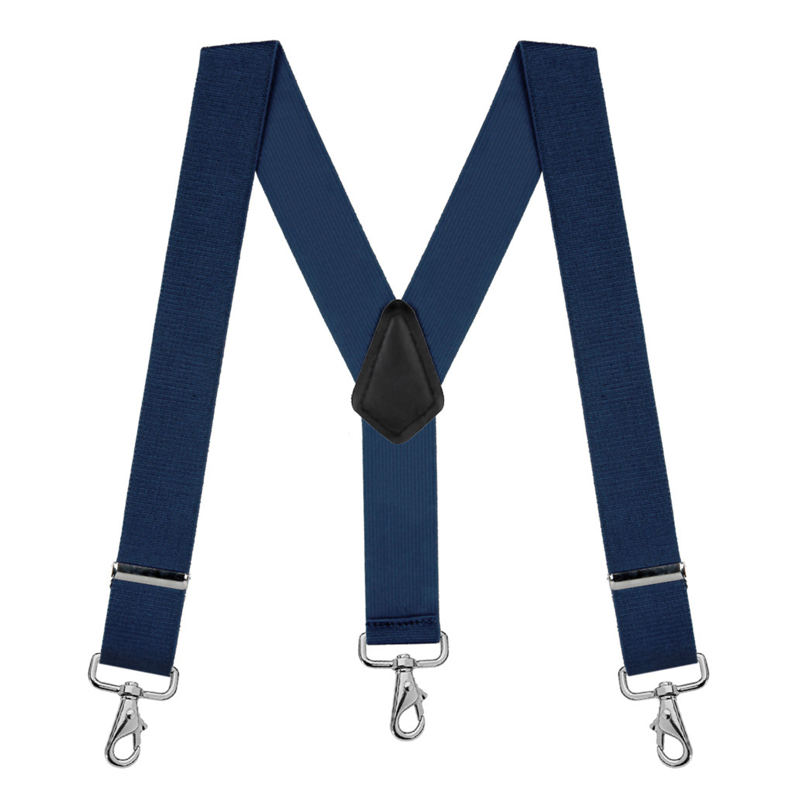 NAVY 2 Inch Suspenders - Trigger Snap|SuspenderStore