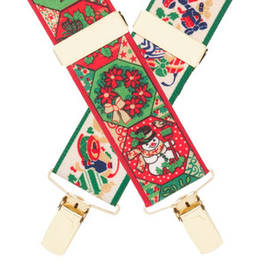 Christmas Suspenders - Front View