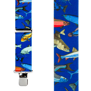 Mixed Fish Suspenders - Front View