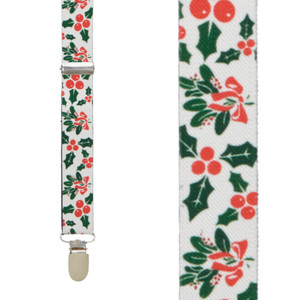 Mistletoe Suspenders - Front View