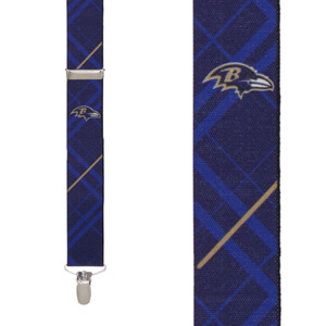 NFL Suspenders - Baltimore Ravens - Front View