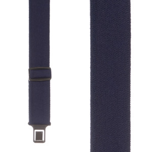 Perry Ruf-N-Tuf Suspenders in Navy Blue - Front View