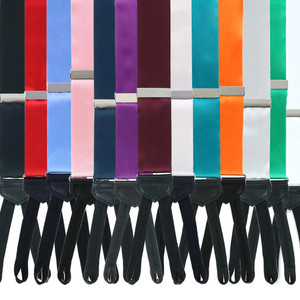 1.5 Inch Wide Sutton Silk Suspenders With Runner End - All Colors