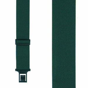 Green Suspenders - 2 Inch Wide Belt Clip