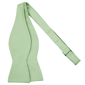 Men's Woven Subtle Mini Squares Freestyle Self-Tie Bow Tie - Sage Green