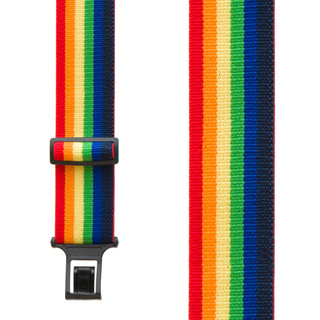 1.5-Inch Wide Rainbow Suspenders with Clip