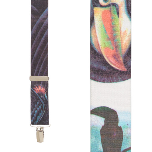 Toucan Suspenders - Front View