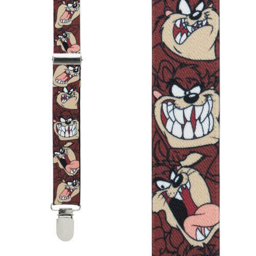 Tasmanian Devil Suspenders - Front View
