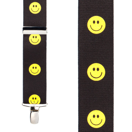 Happy Face Suspenders Front View