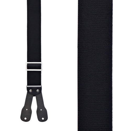 BLACK Logger Button Suspenders | SuspenderStore