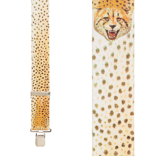 Cheetah Suspenders - Front View