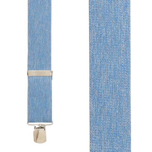 Denim Suspenders - Front View