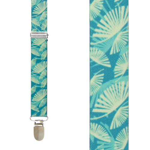 Palm Leaves Suspenders - Front View