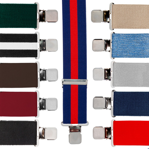 Big & Tall 2-Inch Construction Clip Suspenders - All Colors