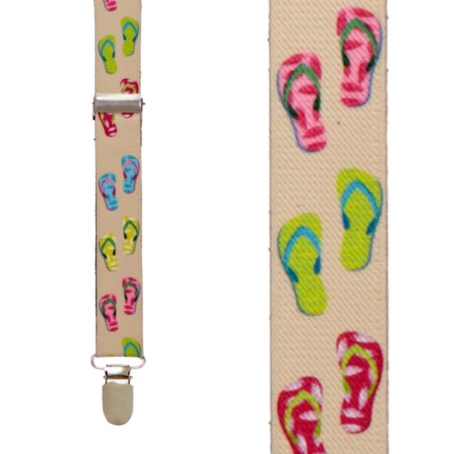 Flip Flop Suspenders - Front View