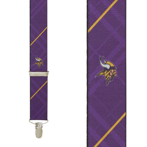 NFL Suspenders - Minnesota Vikings - Front View