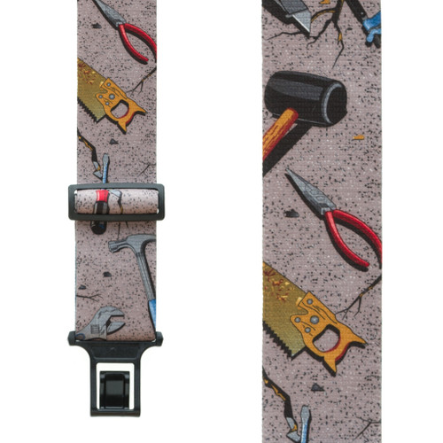 Perry Suspenders - Front View - Hand Tools on Grey