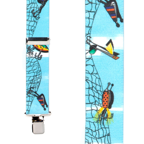 Fishing Lures Suspenders - Front View