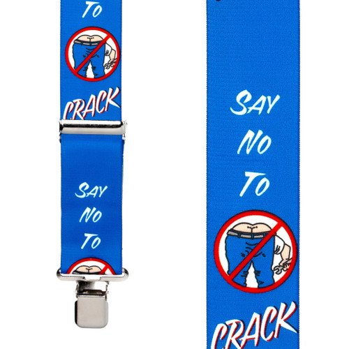 Say No To Crack Suspenders - Front View