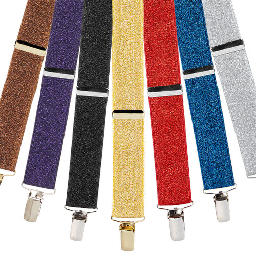Glitter Suspenders - All Colors