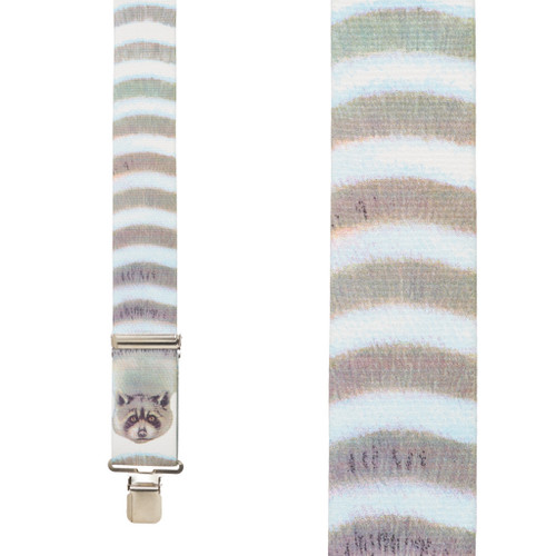 Raccoon Suspenders - Front View