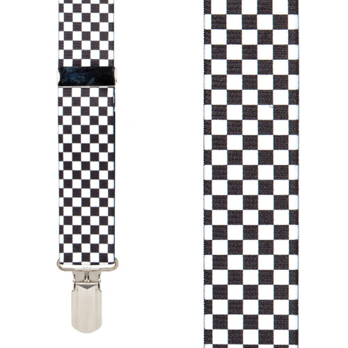 Checkered Suspenders - Front View