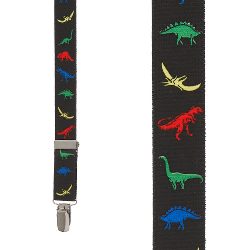 Dinosaur Suspenders - Front View
