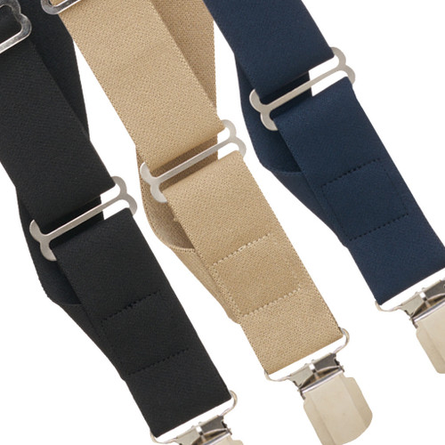 Big & Tall Side Pin Clip Suspenders - All Colors