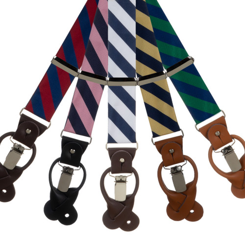 Striped Suspenders by Oxford Kent - All Colors