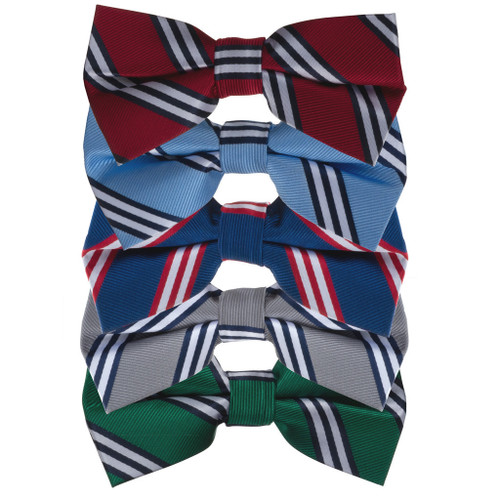 Multi-Stripe Bow Ties by Oxford Kent - All Colors