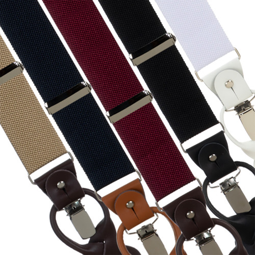 Oxford Cloth Suspenders by Oxford Kent - All Colors