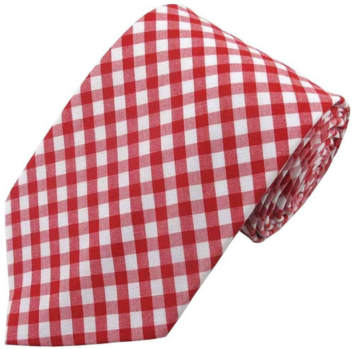 Red Gingham Tie