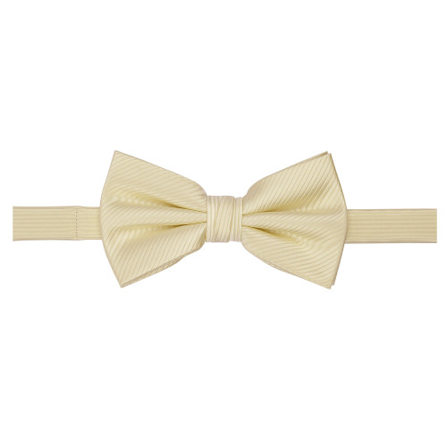 Men's Tone on Tone Corded Pre-Tied Bow Tie - Champagne