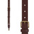 Buckle Strap Leather Suspenders - 5/8-Inch, Clip