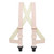 Undergarment Suspenders - BEIGE - Airport Friendly SIDE CLIP - Front View