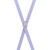 1/2 Inch Wide Skinny Suspenders in Lilac - Rear View