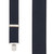 NAVY 2-Inch Wide Pin Clip Suspenders - Front View