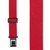 Perry Suspenders - Front View - Red 1.5-Inch Wide Elastic