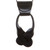 Black Jacquard Checkered Suspenders - Button