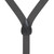 1 Inch Wide Button Suspenders - Solid Colors