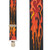 Orange Flames Suspenders Front View