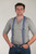 Model wearing suspenders